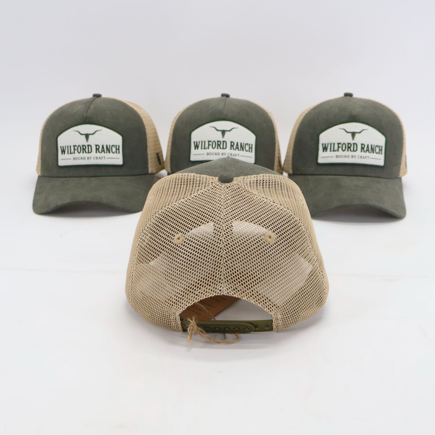 Wilford Ranch Washed Green Trucker