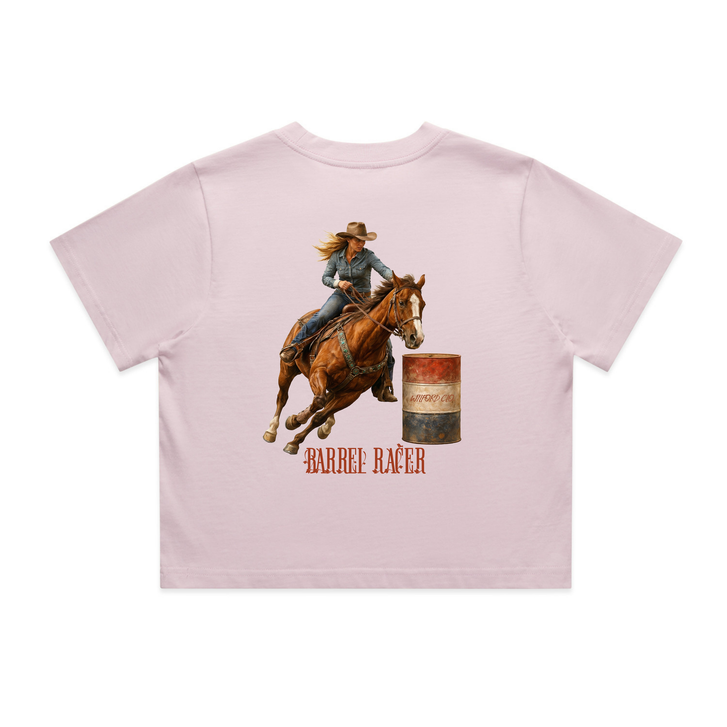 Barrel Racer Crop - Orchid