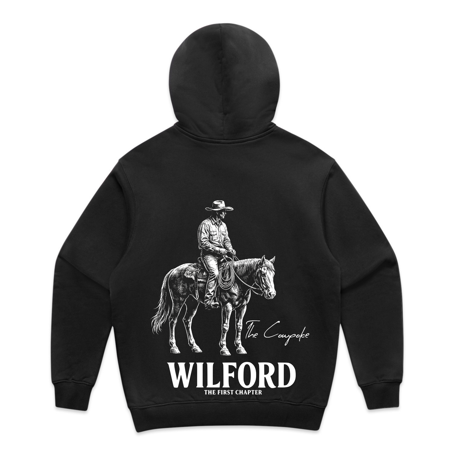 The Cowpoke Hoodie - Black