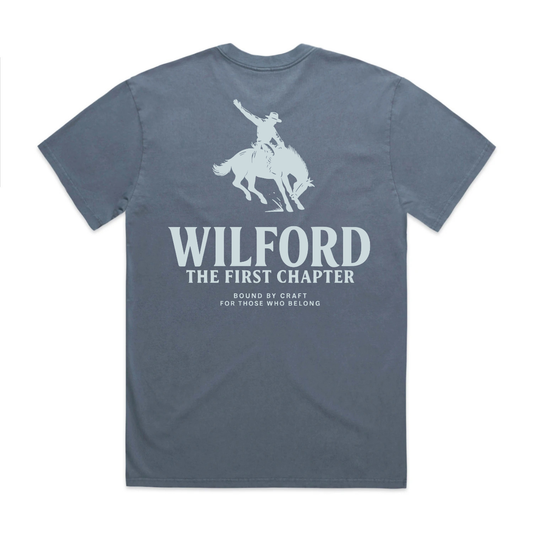 Chapter Tee - Faded Indigo