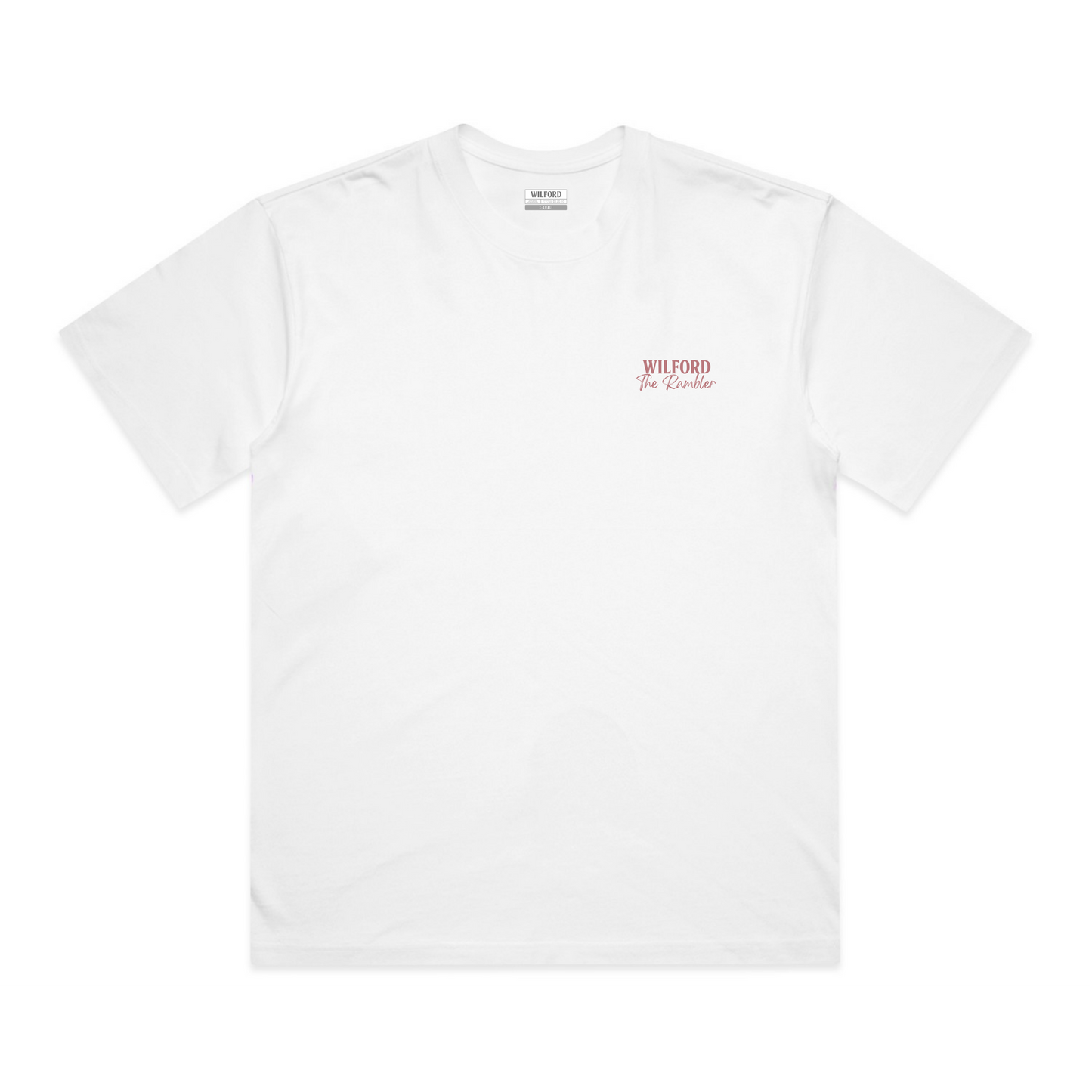 Rambler Landscape Tee - White/Rose