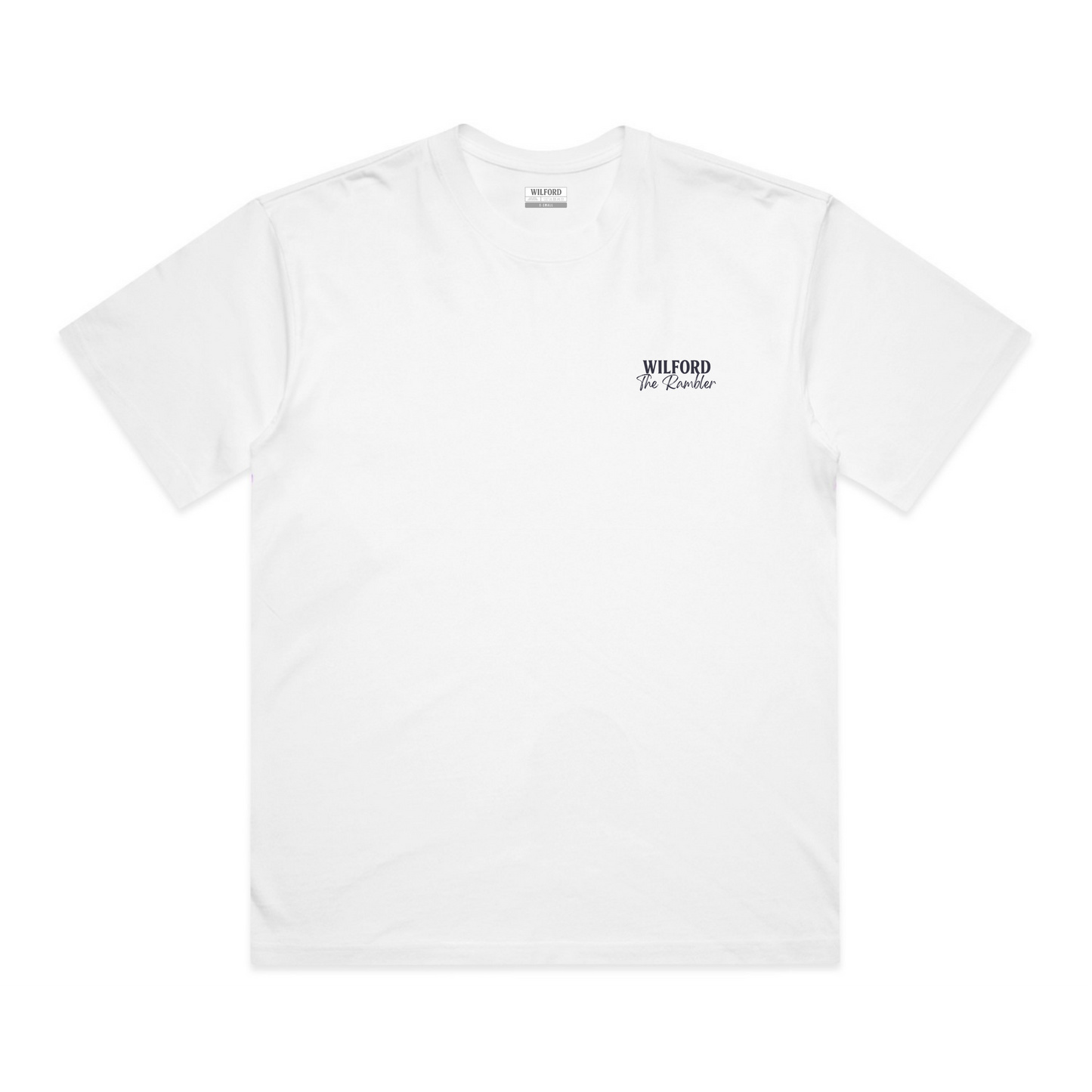 Rambler Landscape Tee - White/Navy