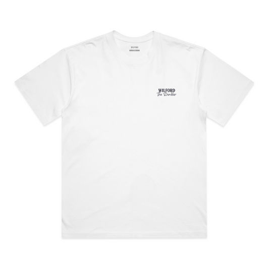 Rambler Landscape Tee - White/Navy
