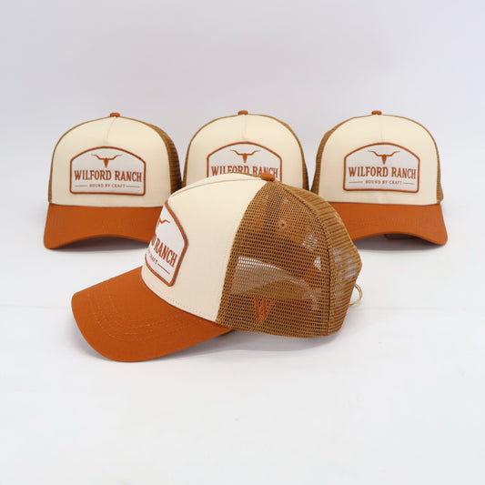 Wilford Ranch Two Tone Orange Trucker