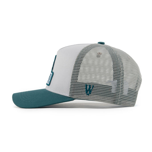 Two Tone Teal Trucker