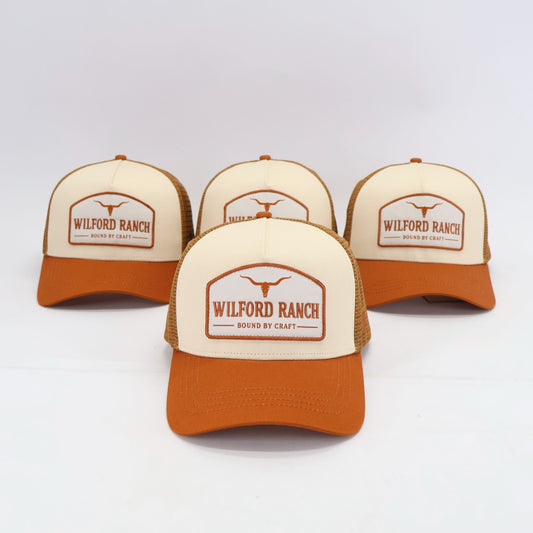 Wilford Ranch Two Tone Orange Trucker