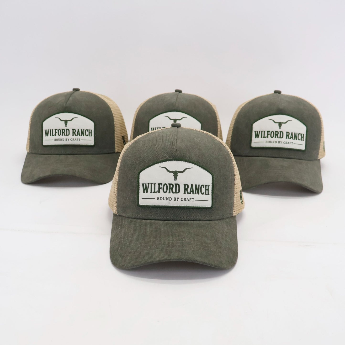 Wilford Ranch Washed Green Trucker